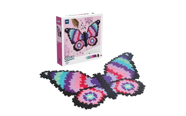 Plus-plus Puzzle-by-number - Sommerfugl
