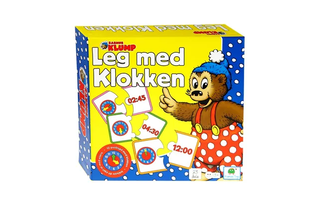 Rasmus Klump Læringsspil - Leg Med Klokken