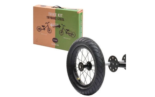 Trybike Tilbehør Ekstra Hjulsæt Til Trybike - Sort