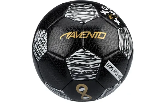 Avento Fodbold Str 5 Tactic Sort Guld