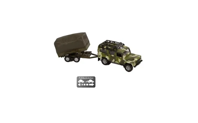 Landrover Defender Military Kids Globe