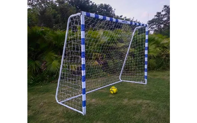 Rask Fodboldmål 240 X 160 Hvid Blå