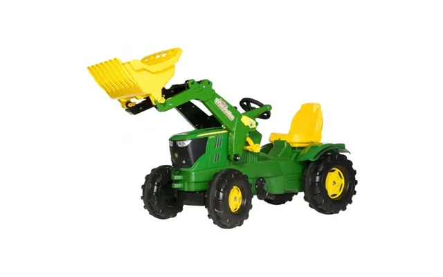 Rolly Pedaltraktor Farmtrac John Deere 6210r M. Frontskovl 3 År
