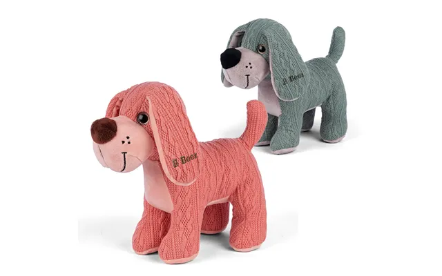 B Beez Knitted Hund 25 Cm. - Aktivitets Legetøj