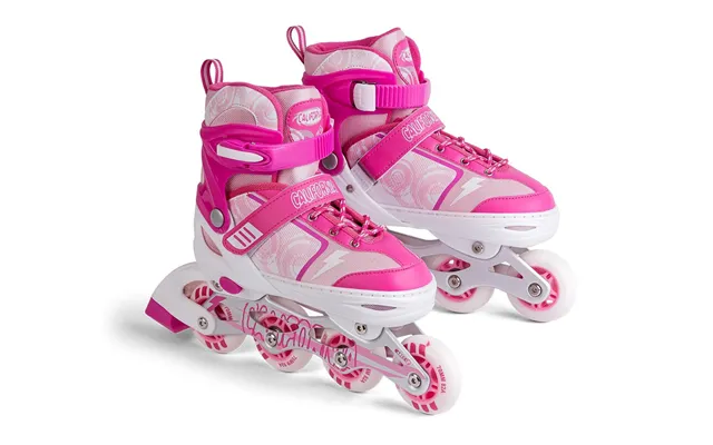California Rulleskøjter Pink Hvid, Str. 39-42 - Rulleskøjter