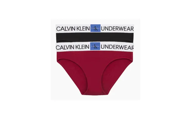 Calvin Klein 2-pak Trusser Red Black Pige - Legekammeraten.dk