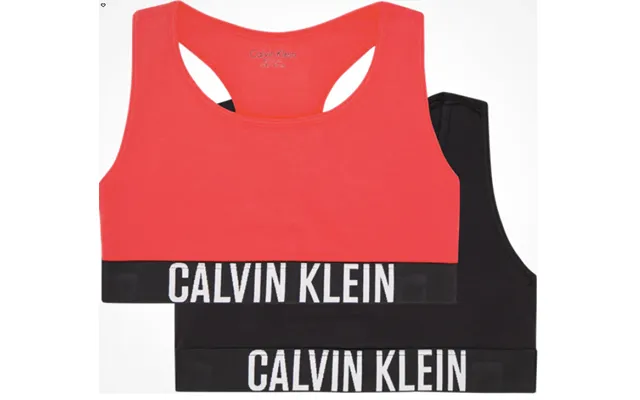 Calvin Klein Bralette Redhot Black - Legekammeraten.dk