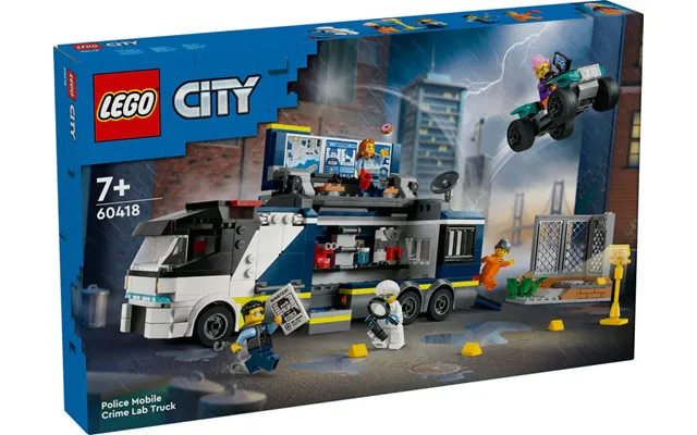 Lego City Politiets Mobile Kriminel Laboratorie Truck - Lego