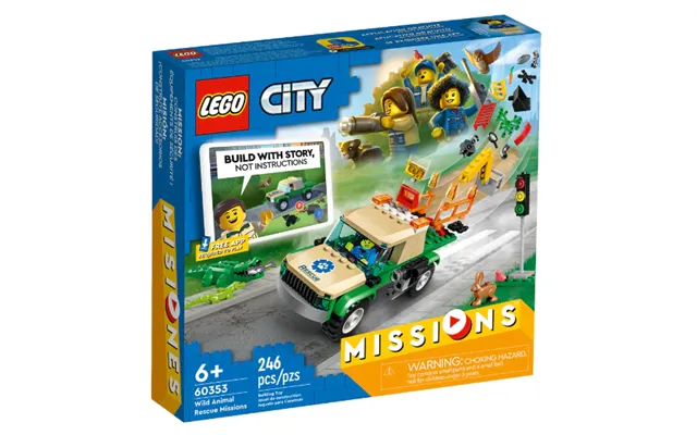 Lego City Redingsmissioner For Vilde Dyr - Lego City