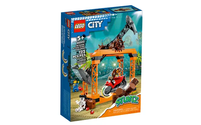 Lego City Stuntudfordring Med Hajangreb - Lego City
