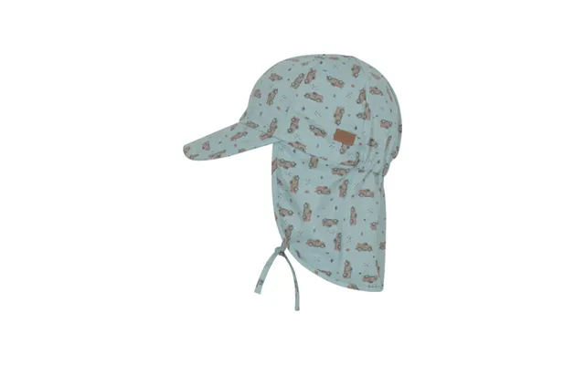 Melton Solhat Med Print Uv 50 ,blue Surf - Sommerhat