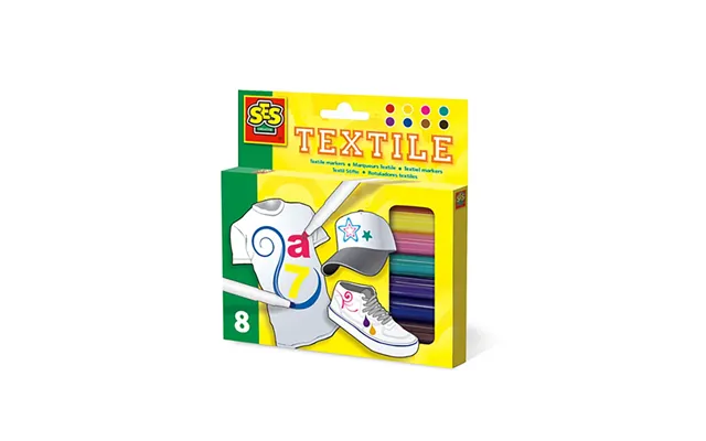 Ses Creative Tekstiltusser - 8 Stk.