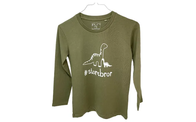 Storebror T-shirt L S, New Army - Storebror T-shirt