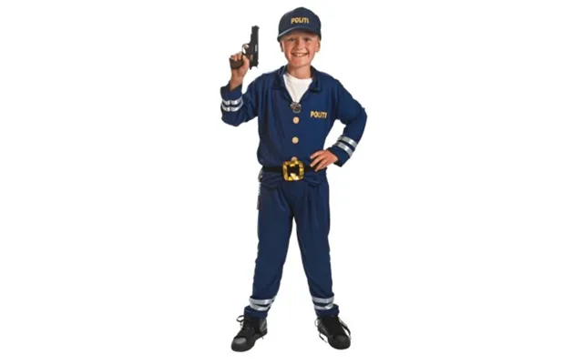 Udklædning, Politimand 140 Cm. - Udklædning