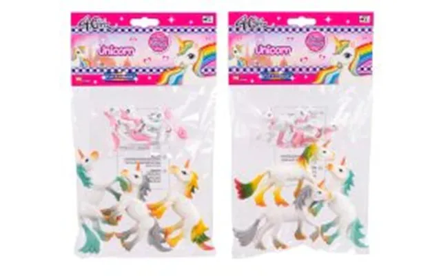 Unicorn Family 3 Store Og 3 Små Enhjørninger. - Enhjørninger