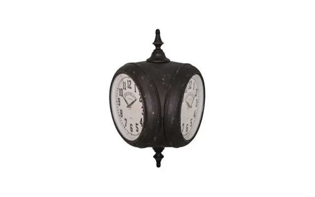 Banegårds Vægur H51 Cm - Antik Sort