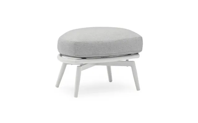 Cuddle Puf Til Lounge Havestol I Aluminium Og Couturetex B62 Cm - Grå