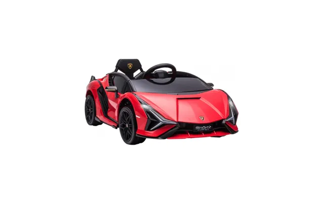 Elektrisk Lamborghini Til Børn 12v I Metal Og Kunststof H40 X L108 X B62 Cm - Rød
