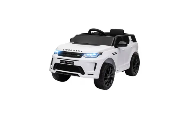 Elektrisk Land Rover Bil Til Børn 12v I Metal Og Kunststof H51 X L106 X B65,5 Cm - Hvid