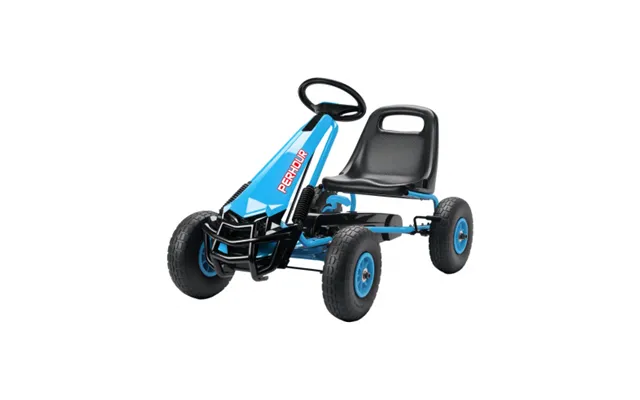 Gokart I Metal Og Kunststof H62 X L110 X B61 Cm - Sort Blå