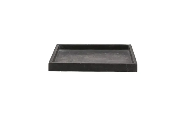 Hammam Kvadrat Bakke I Marmor H3 X B30 X D30 Cm - Mørkegrå Marmor