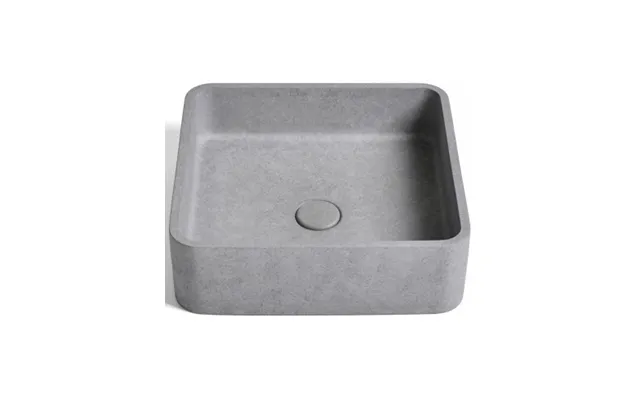 Ideavit Zoe Bordmonteret Håndvask 39 X 39 Cm Beton - Grå