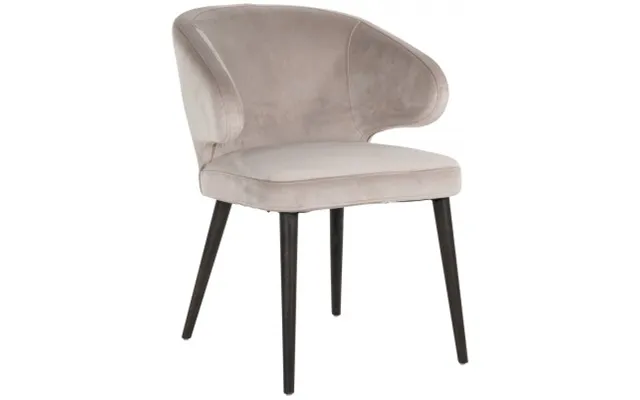 Indigo Spisebordsstol I Velour H81 Cm - Sort Khaki