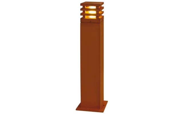 Rusty Square 70 Udendørs Bedlampe I Stål H70 Cm 1 X E27 - Rust