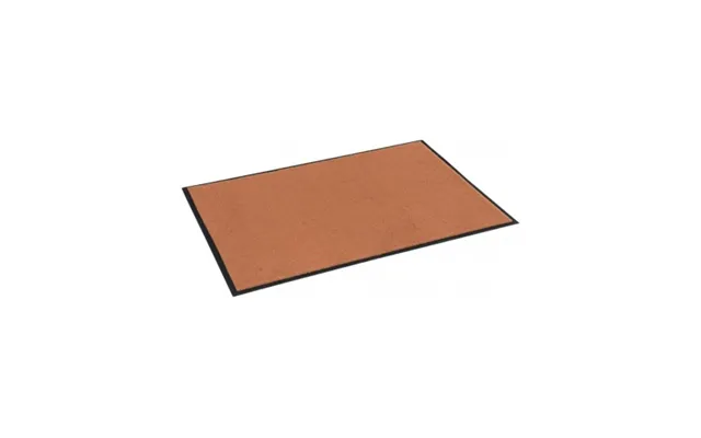Smudsmåtte Skridsikker I Gummi Og Polypropylene 60 X 40 Cm - Sort Brun