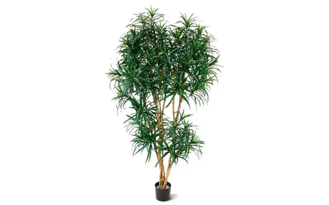 Stor Kunstig Draceana Plante H190 Cm - Grøn