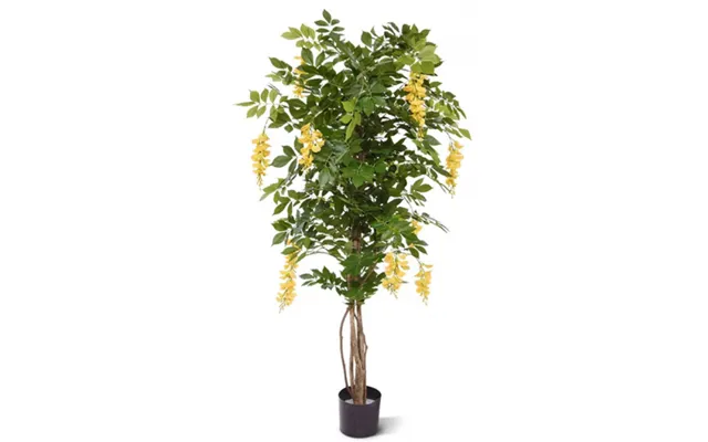 Stor Kunstig Wisteria Plante H150 Cm - Grøn Gul