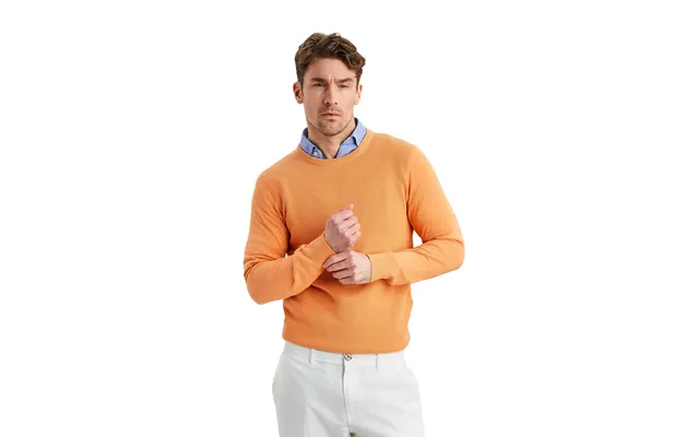Abrikos Rund Hals Sweater