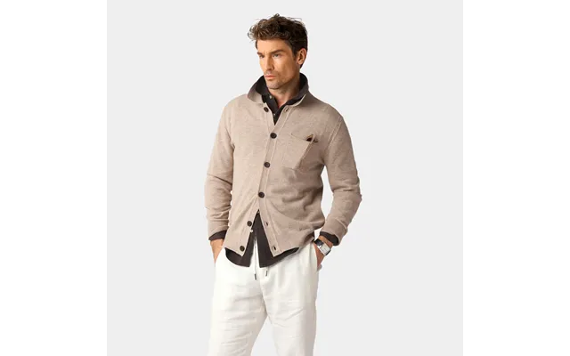 Sand Cashmere Cardigan