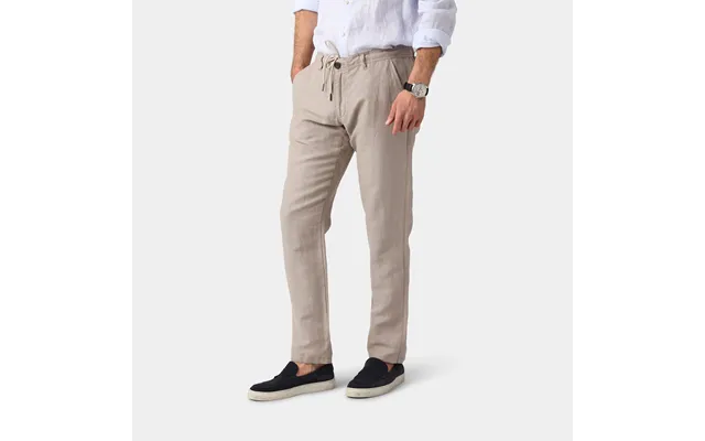 Sand Linen Blend Pants