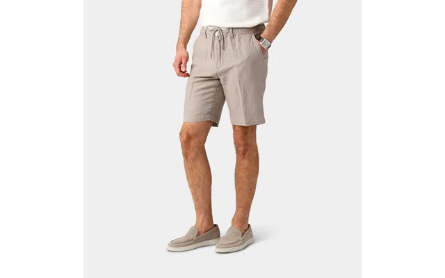 Sand Linen Blend Shorts