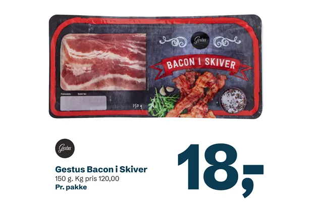 Gestus Bacon I Skiver