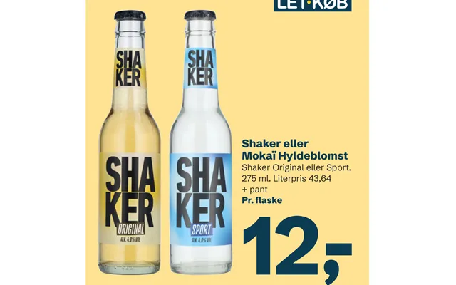 Shaker Eller Mokaï Hyldeblomst