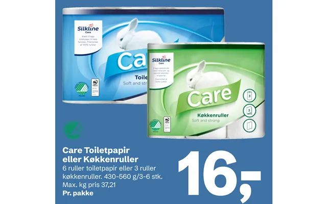 Care Toiletpapir Eller Køkkenruller