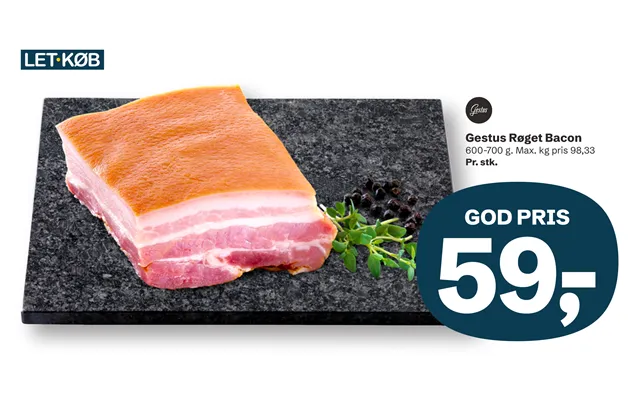 Gestus Røget Bacon