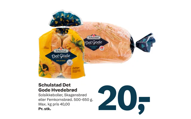 Schulstad Det Gode Hvedebrød