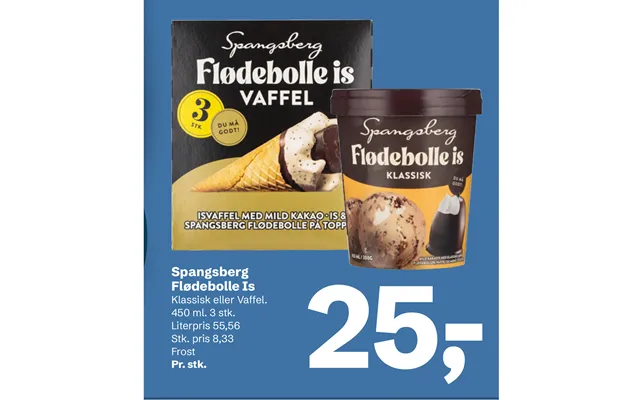 Spangsberg Flødebolle Is