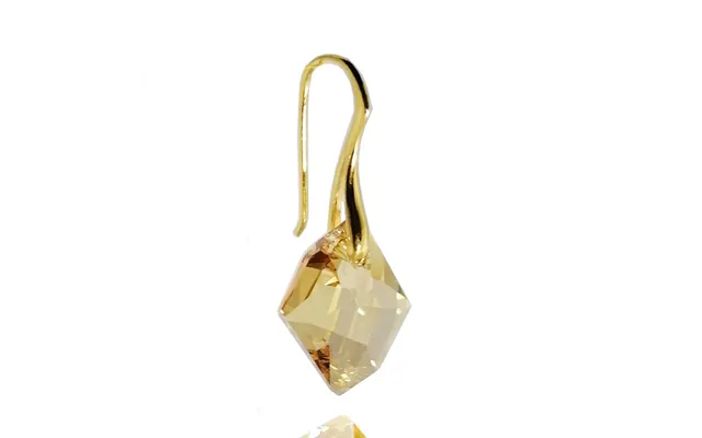 Arctic Ørering Crystal Golden Shadow Guld