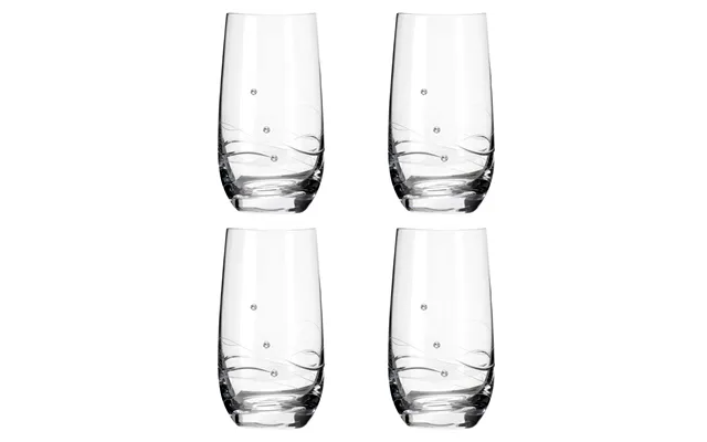 Clio Highball Med Swarovski Krystaller - 4 Stk.
