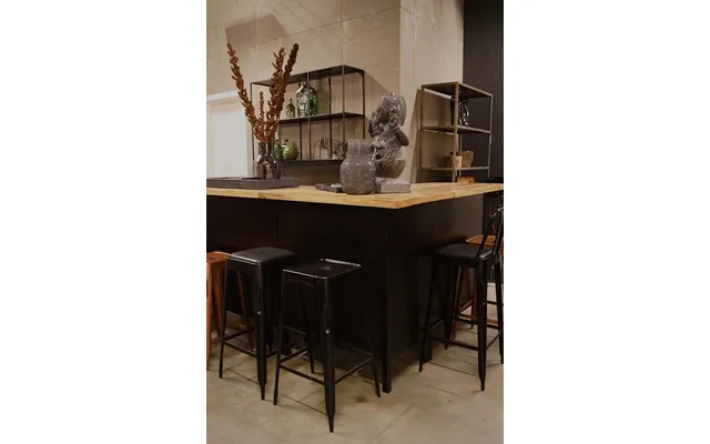 Trademark Living Copenhagen Barstol - Antiksort