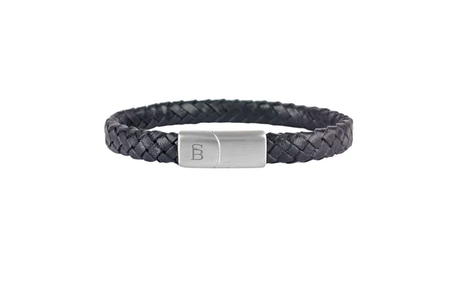 Læderarmbånd Riley - Sort