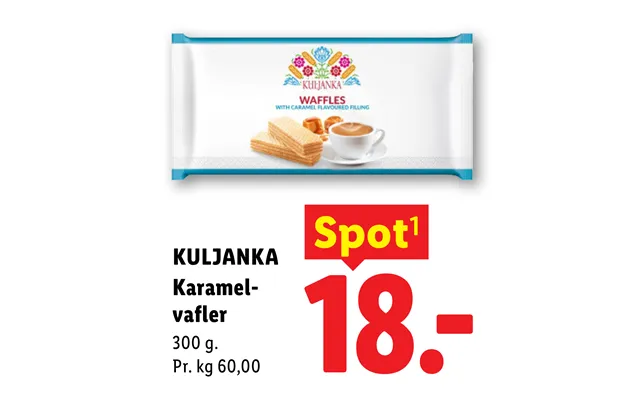 Kuljanka Karamelvafler