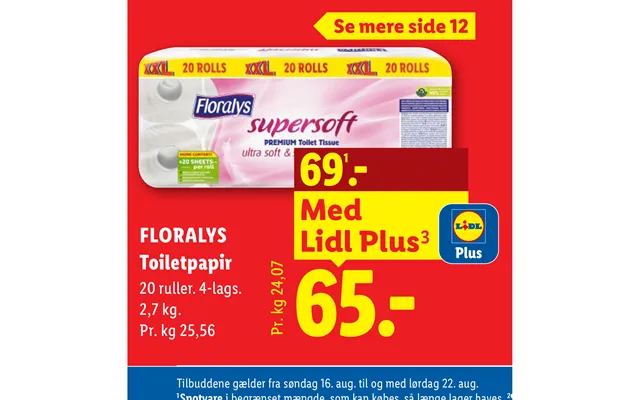 Floralys Toiletpapir