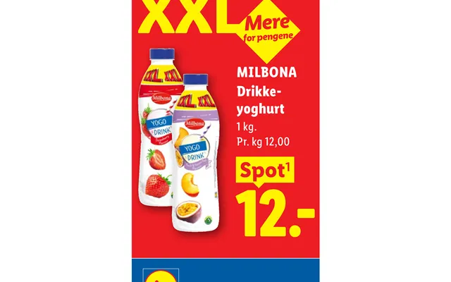 Milbona Drikkeyoghurt