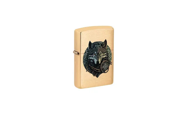 Zippo 204b Wolf Warrior Design - Zippo Lighter