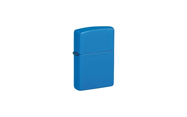 Zippo Sky Blue Matte With Zippo Logo - Zippo Lighter
